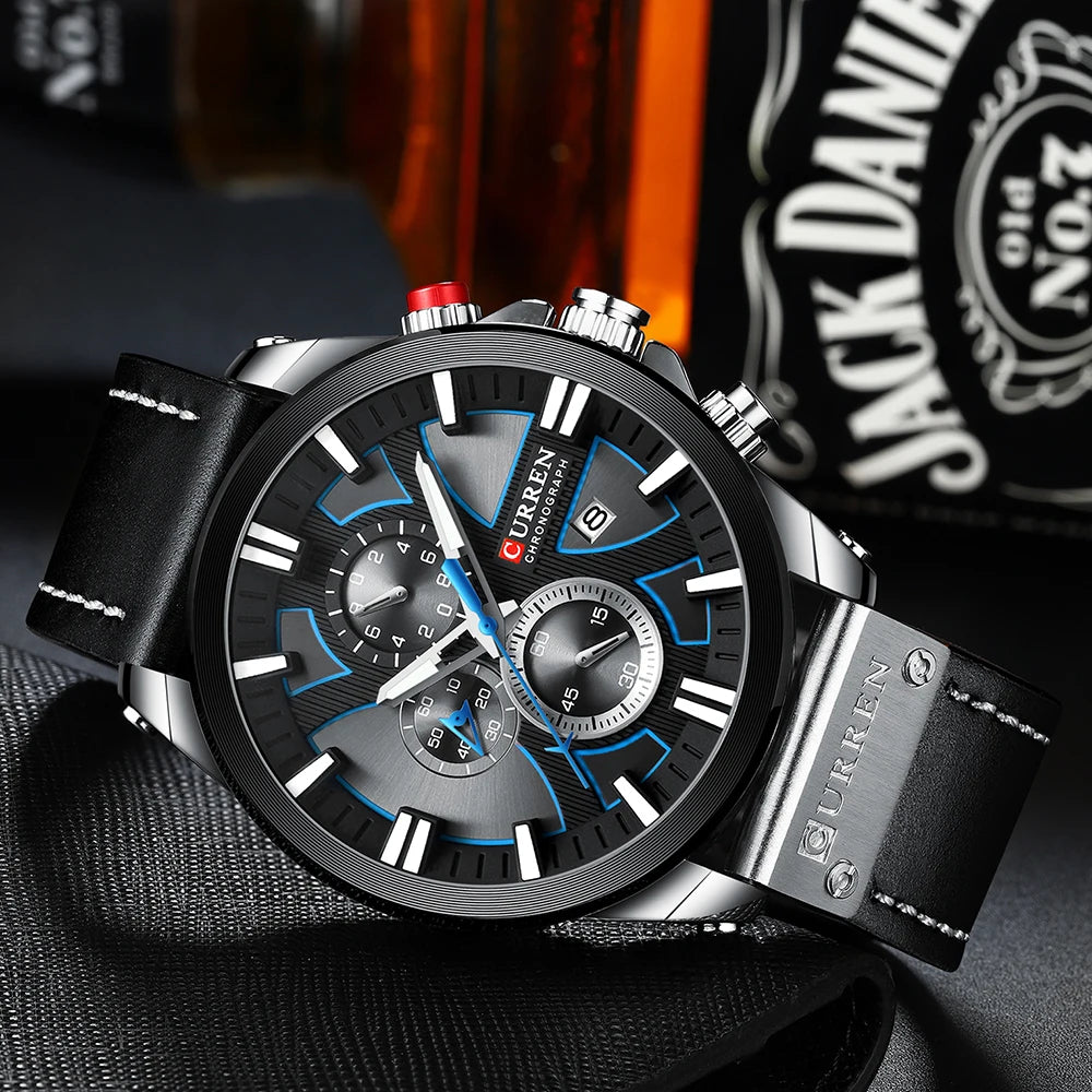 New CURREN Men Watches Fashion Quartz Wrist