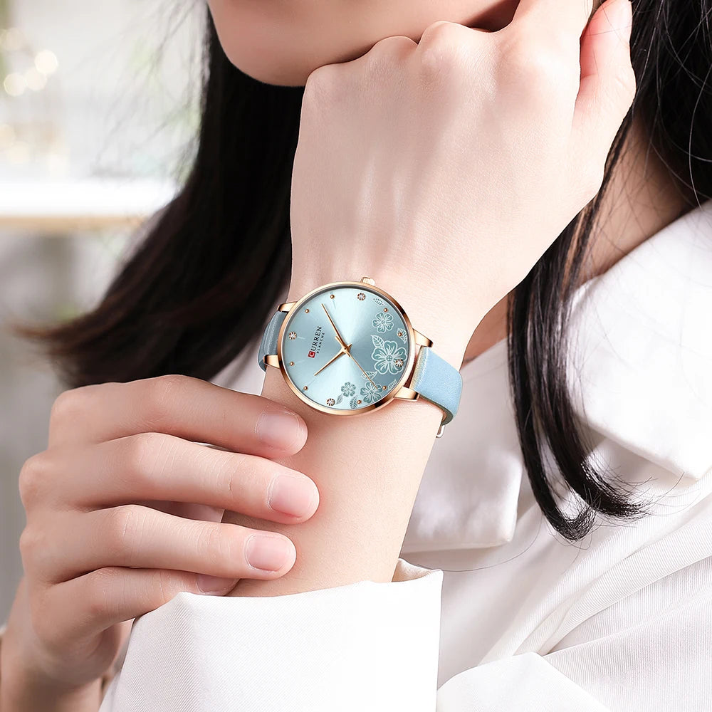 Watches Women Brand Leather Quartz Wristwatches