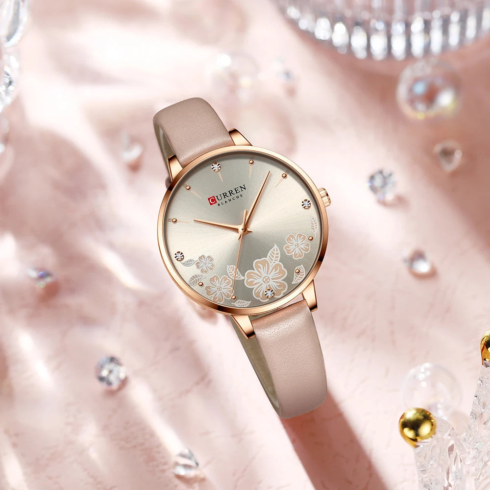 Watches Women Brand Leather Quartz Wristwatches