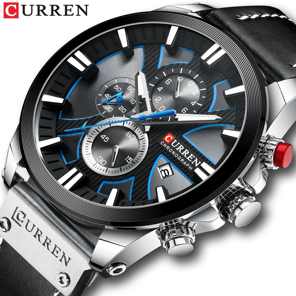 New CURREN Men Watches Fashion Quartz Wrist
