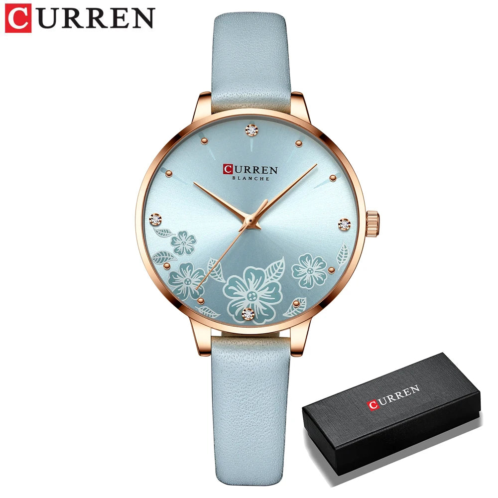 Watches Women Brand Leather Quartz Wristwatches