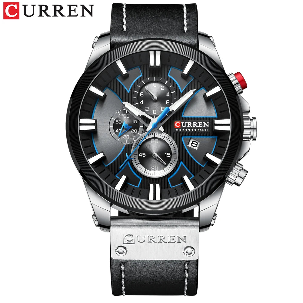 New CURREN Men Watches Fashion Quartz Wrist