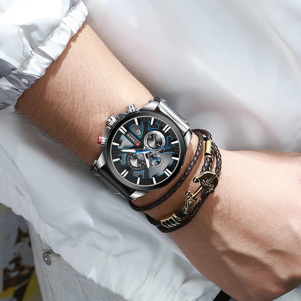 New CURREN Men Watches Fashion Quartz Wrist
