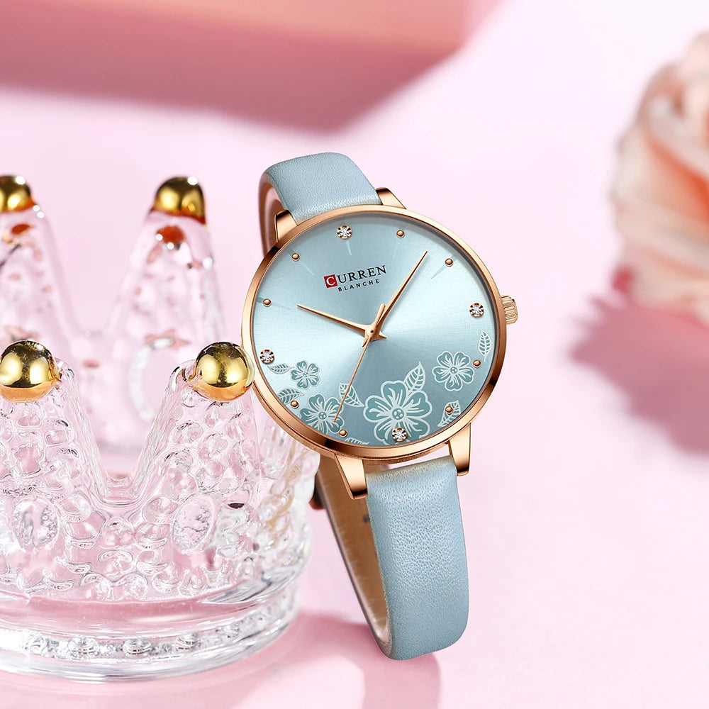 Watches Women Brand Leather Quartz Wristwatches