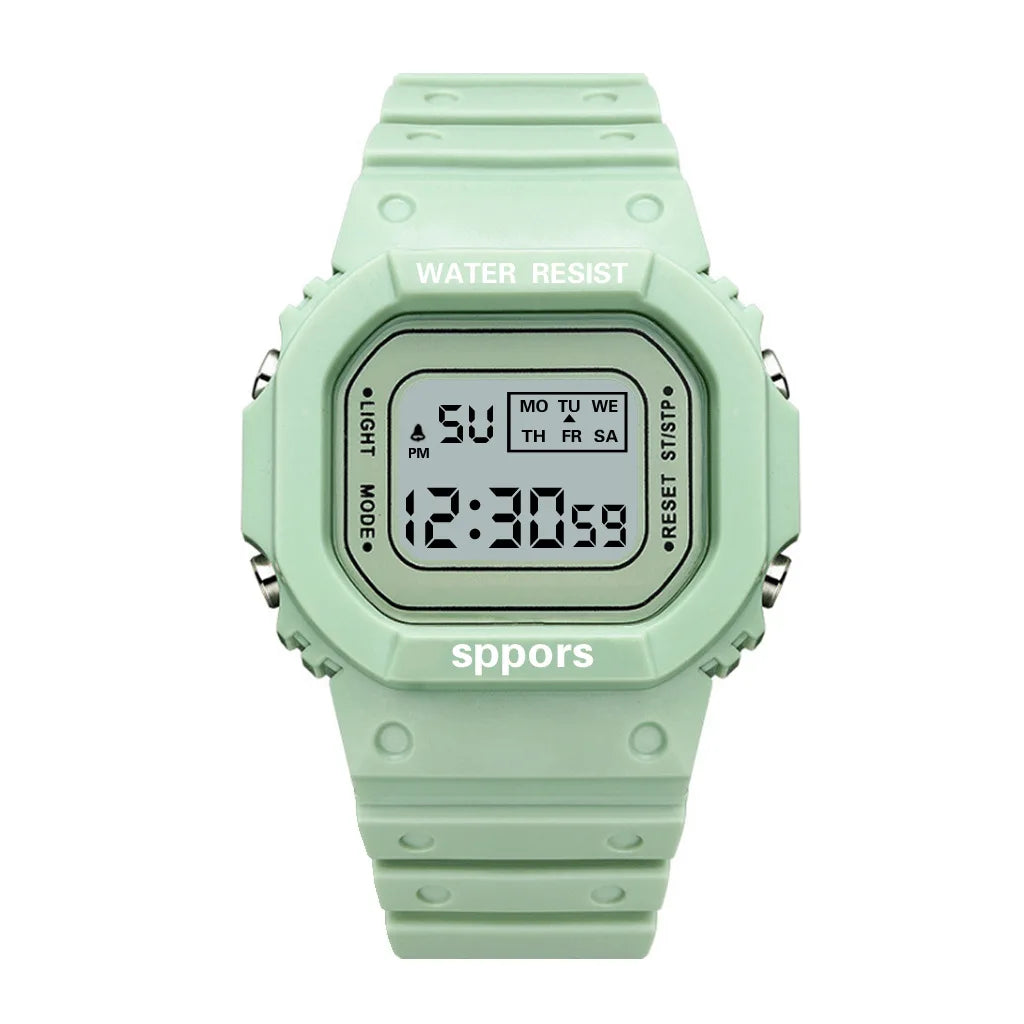 Sports Watch Boys Girls Student LED Electronic