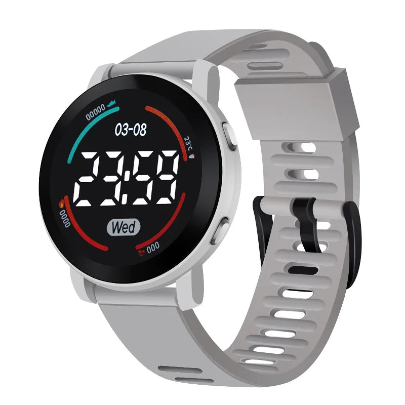 LED Digital Kids Watches Luminous Waterproof