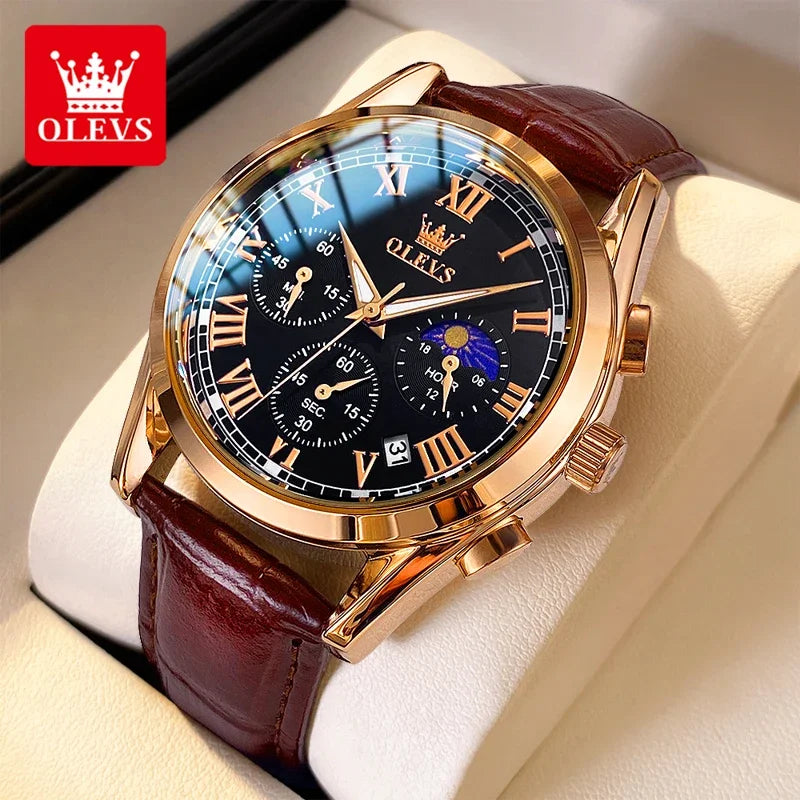 Multifunctional Men's Watches Stainless steel Luminous