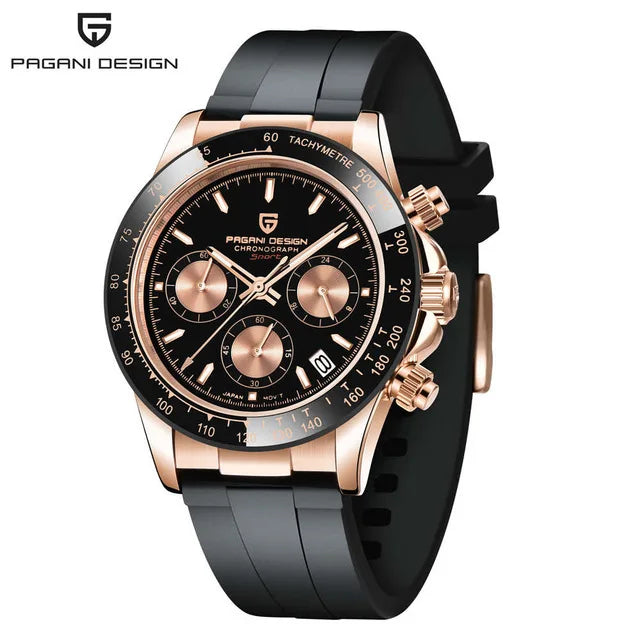 DESIGN Men's Quartz Watches Sapphire Retro