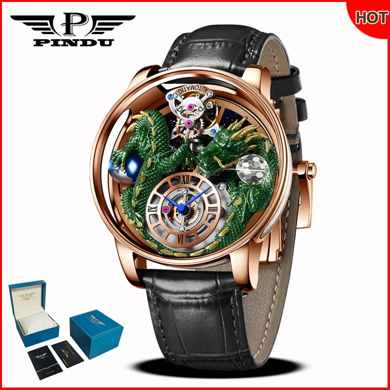 Design 2025 NEW Men Watch Diamond TourbillionTop
