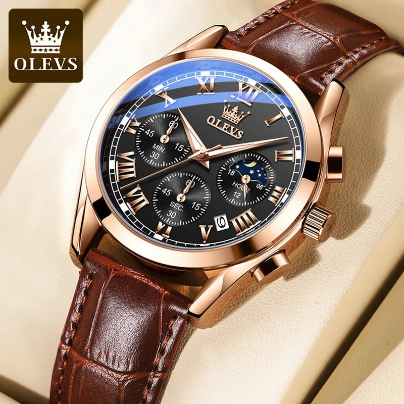 Multifunctional Men's Watches Stainless steel Luminous