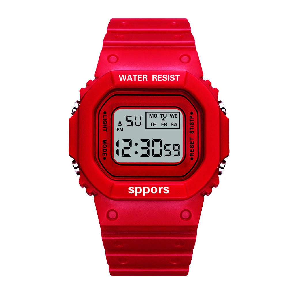 Sports Watch Boys Girls Student LED Electronic