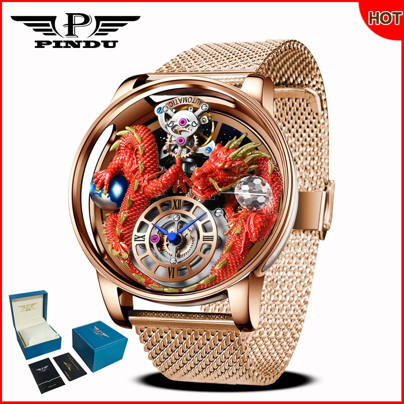 Design 2025 NEW Men Watch Diamond TourbillionTop