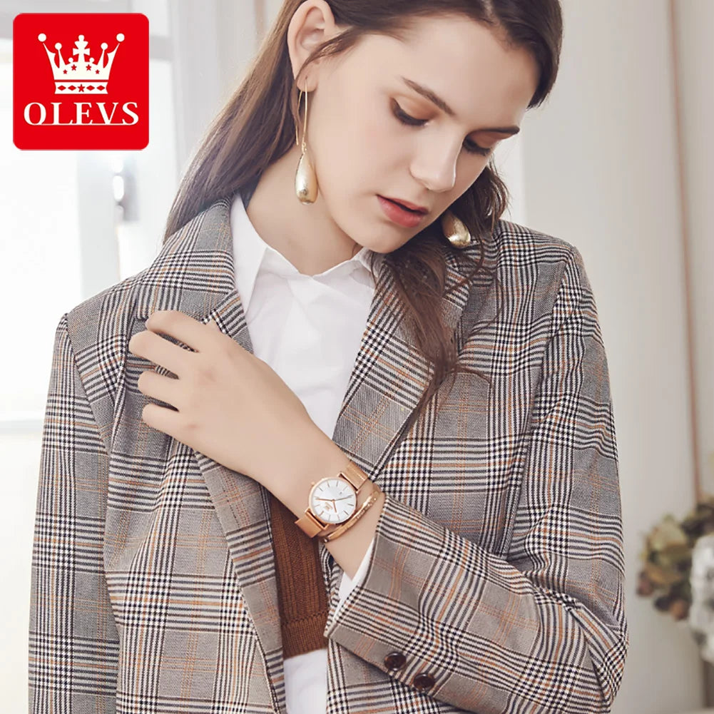 Fashion Women's Watches Milanese Mesh Belt