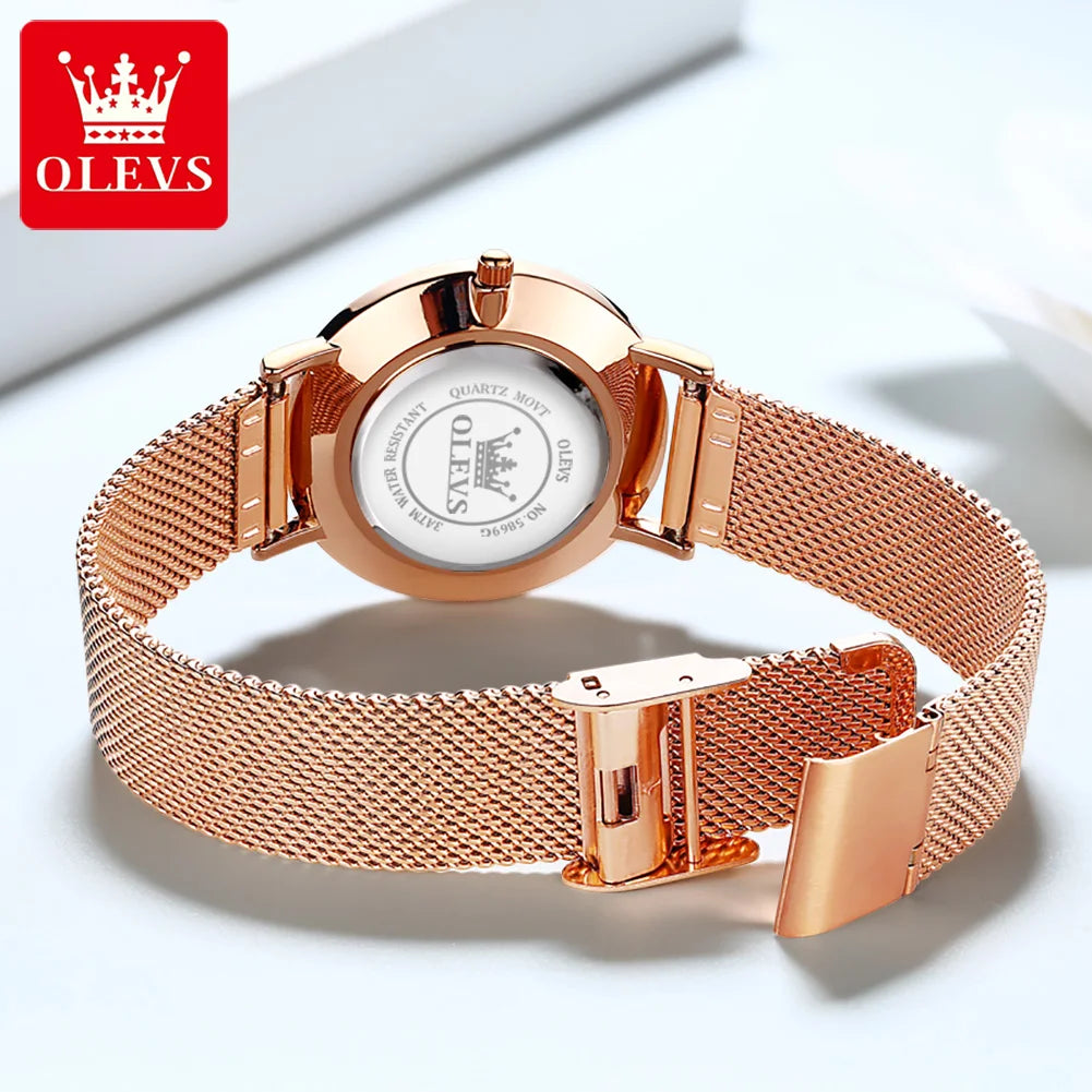 Fashion Women's Watches Milanese Mesh Belt