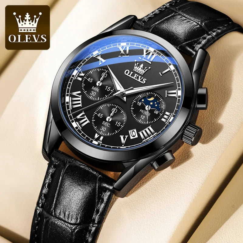 Multifunctional Men's Watches Stainless steel Luminous