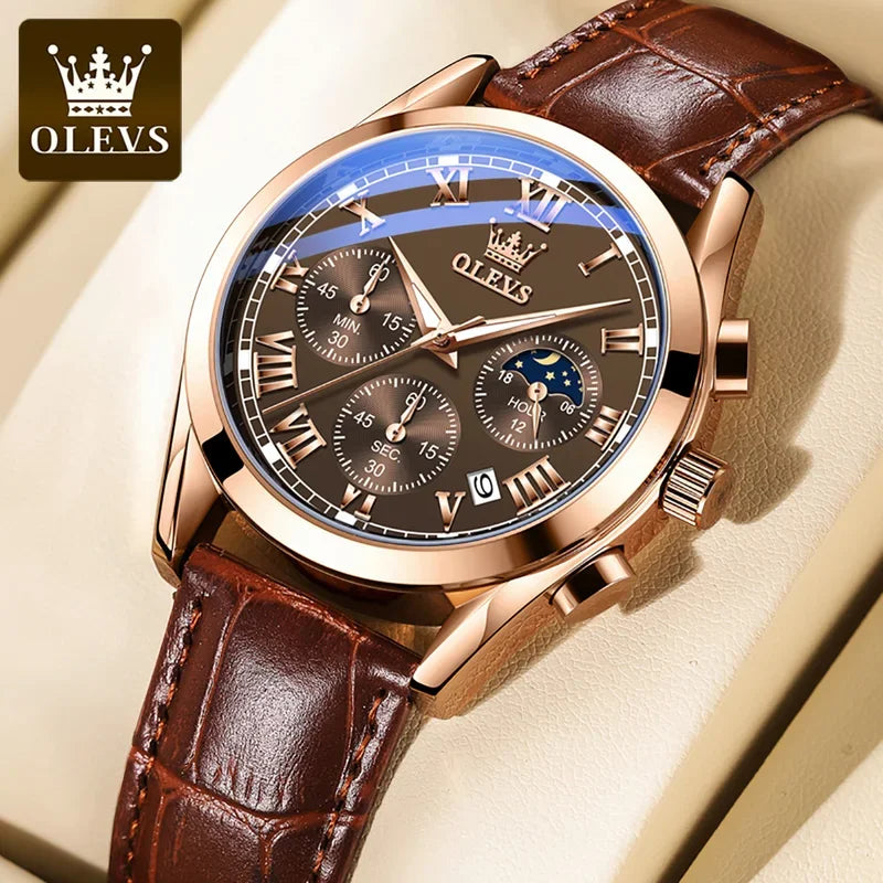 Multifunctional Men's Watches Stainless steel Luminous