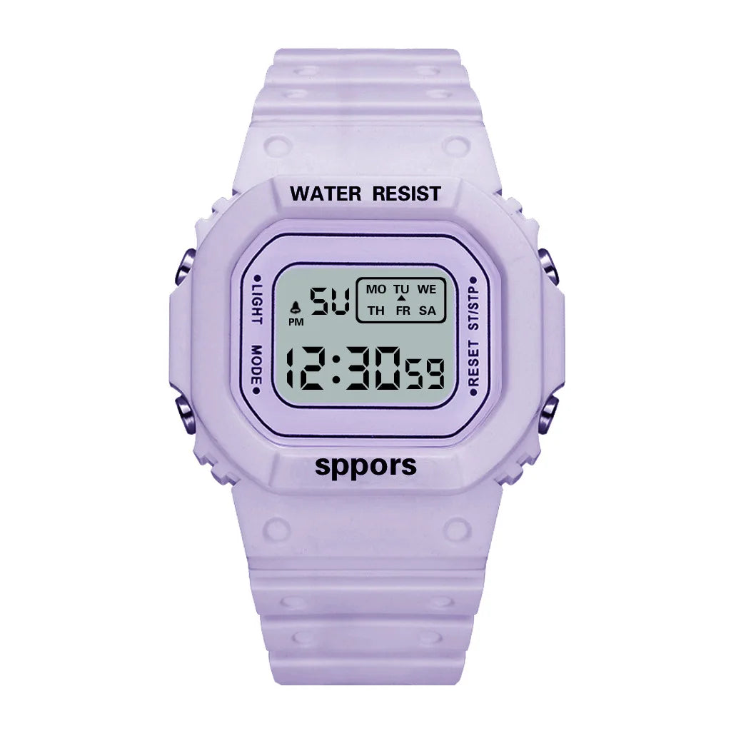 Sports Watch Boys Girls Student LED Electronic
