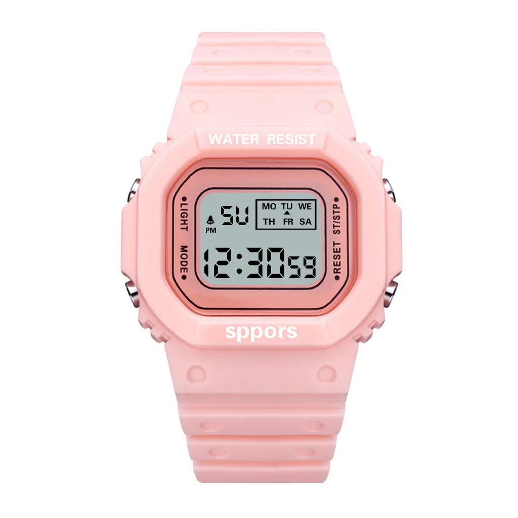 Sports Watch Boys Girls Student LED Electronic