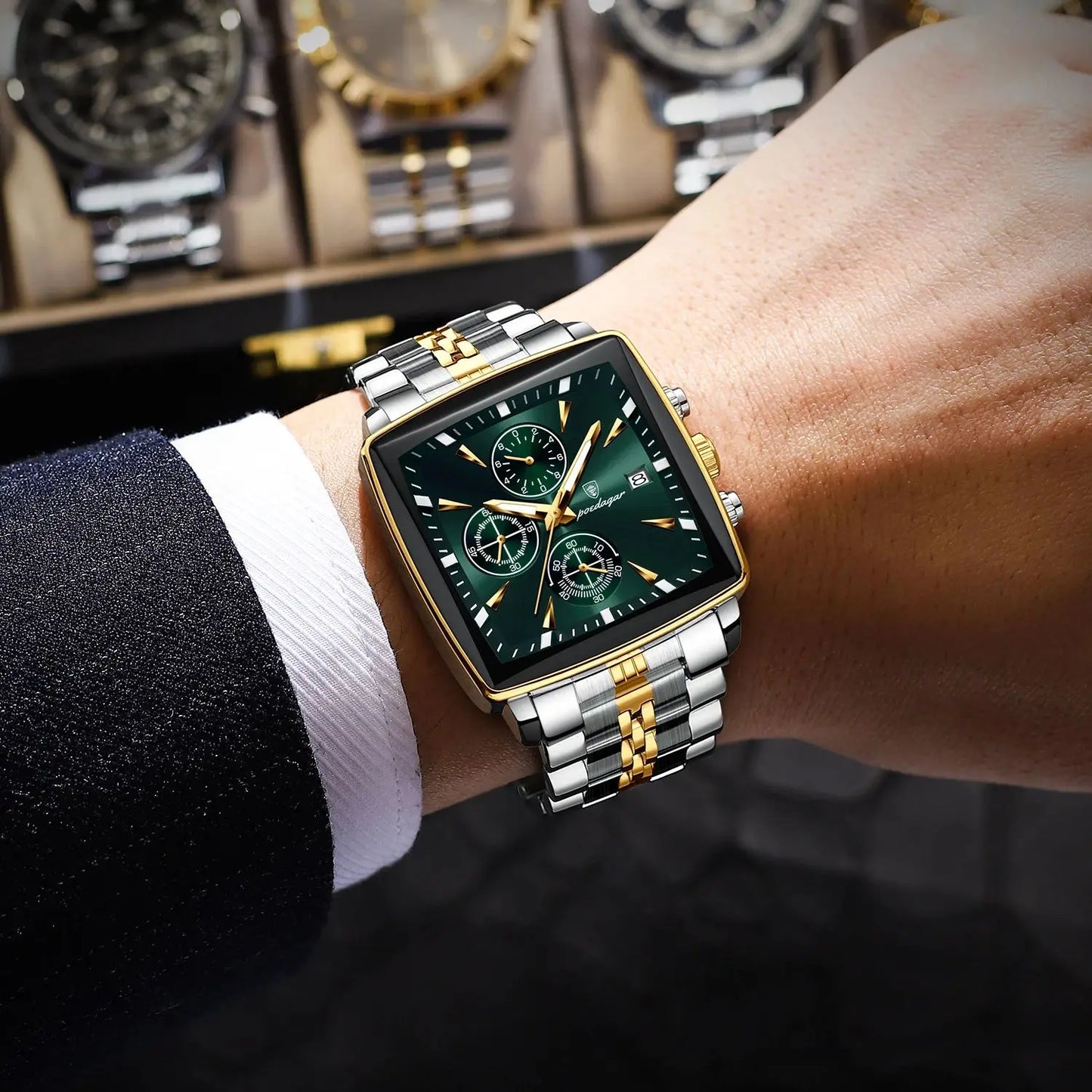 Top Luxury Male Wristwatch Waterproof Luminous