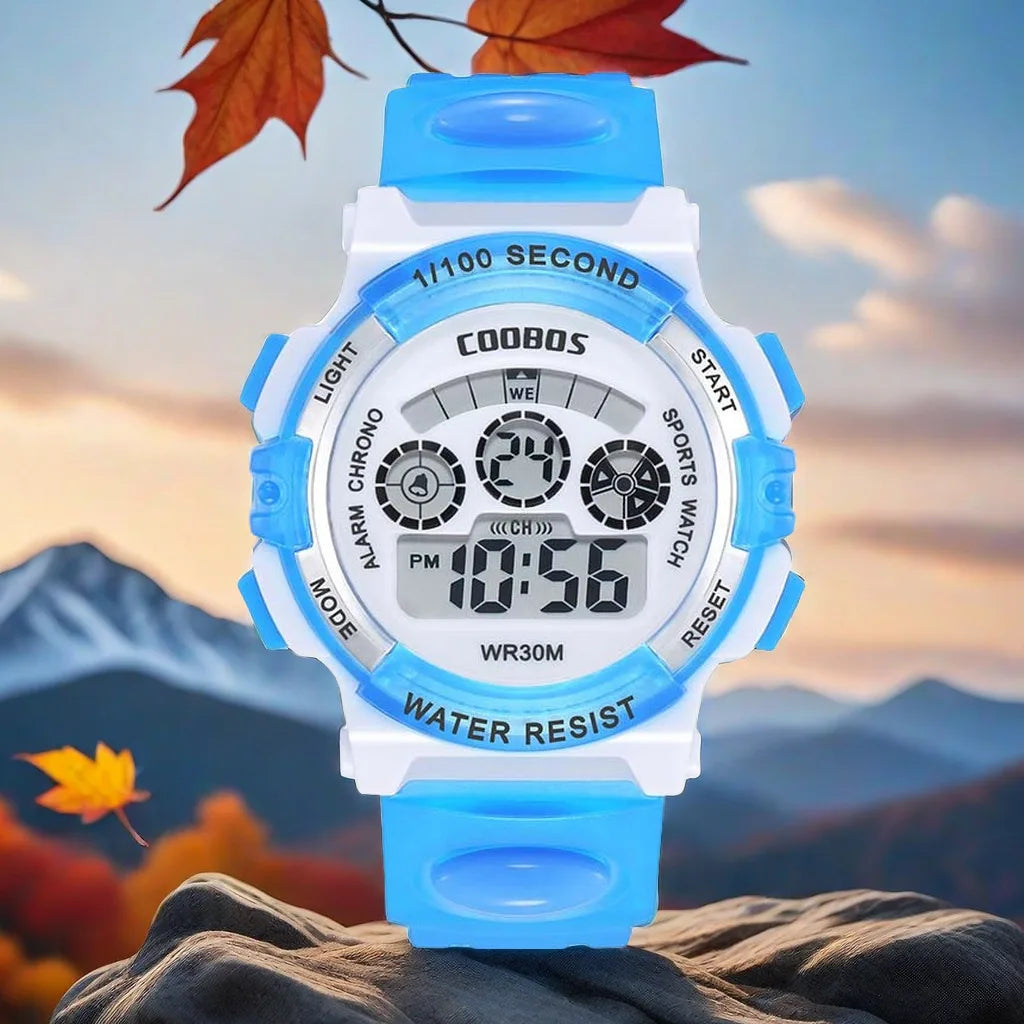 Student Electronic Watch Waterproof Sports Children