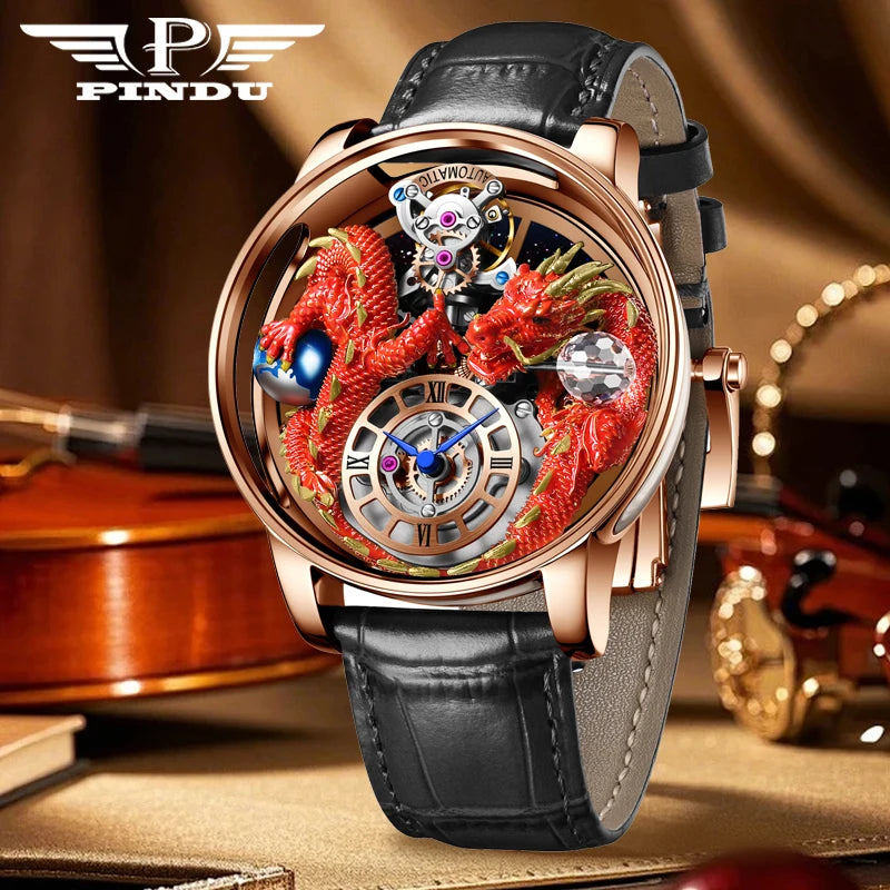 Design 2025 NEW Men Watch Diamond TourbillionTop