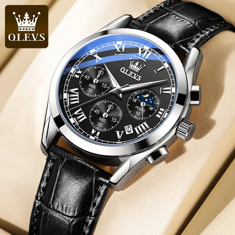 Multifunctional Men's Watches Stainless steel Luminous