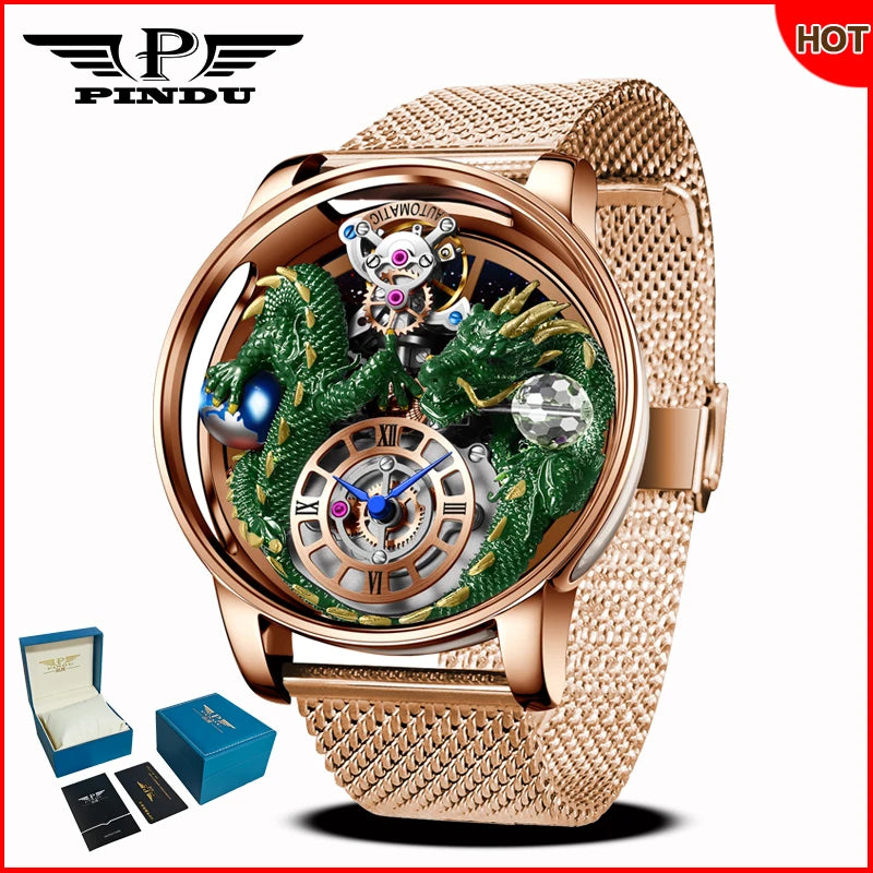 Design 2025 NEW Men Watch Diamond TourbillionTop