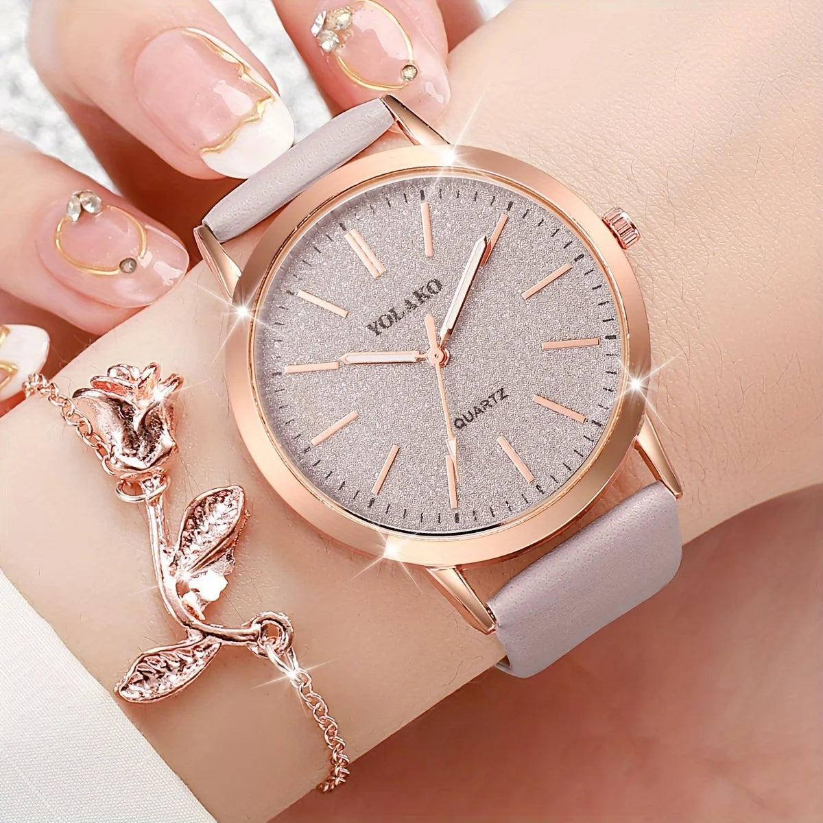 Women's Watch Shiny Fashion PU Leather Analog