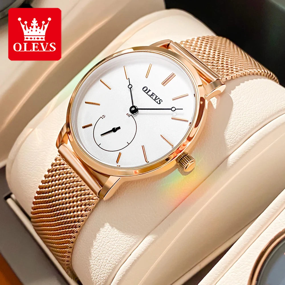Milanese Steel Band Quartz Women's Watch 5190