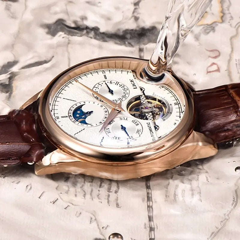 Men Watches Automatic Mechanical Watch Tourbillon