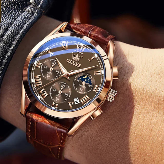 Multifunctional Men's Watches Stainless steel Luminous