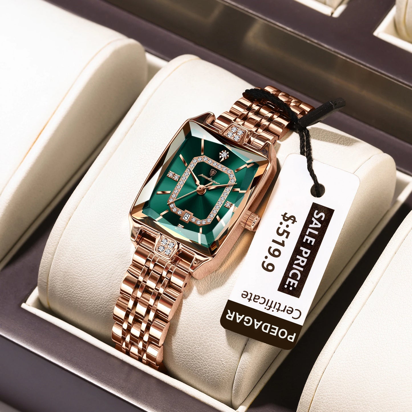 Luxury Watch For Woman Waterproof Calendar