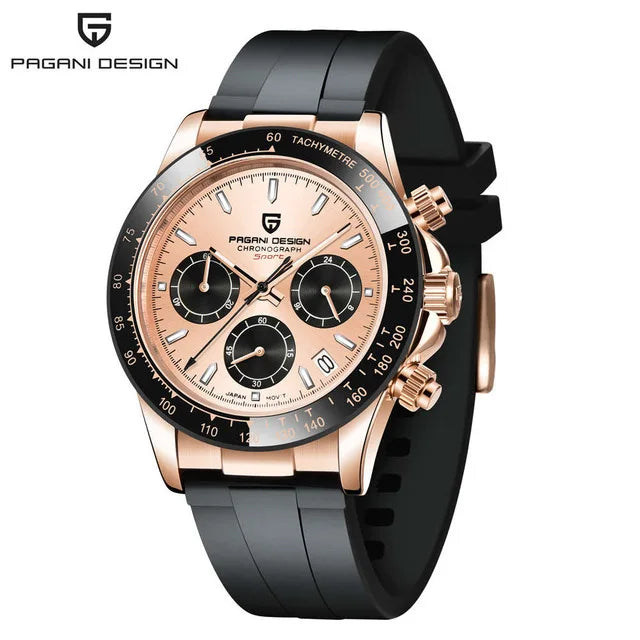 DESIGN Men's Quartz Watches Sapphire Retro