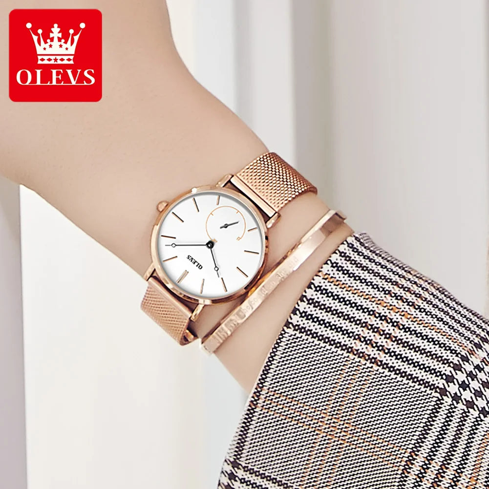 Milanese Steel Band Quartz Women's Watch 5190
