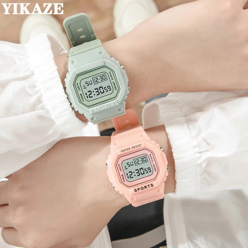 Sports Watch Boys Girls Student LED Electronic