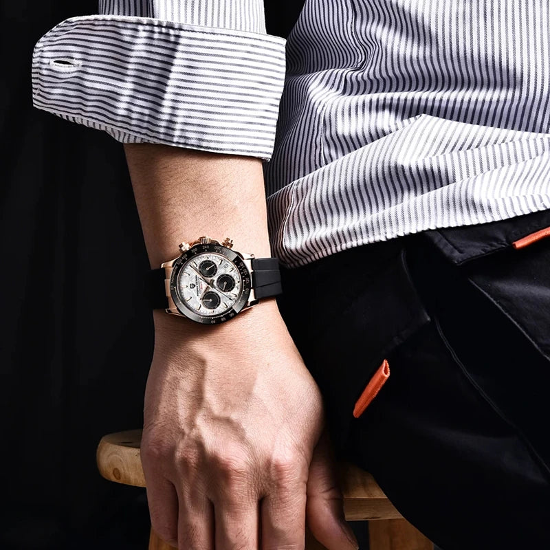 DESIGN Men's Quartz Watches Sapphire Retro