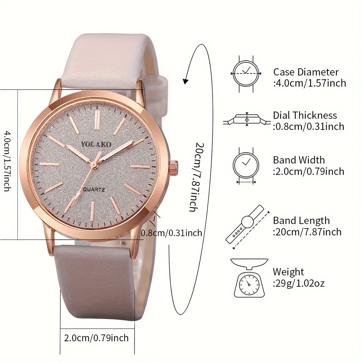 Women's Watch Shiny Fashion PU Leather Analog