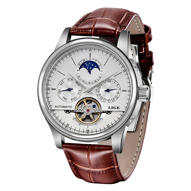Men Watches Automatic Mechanical Watch Tourbillon
