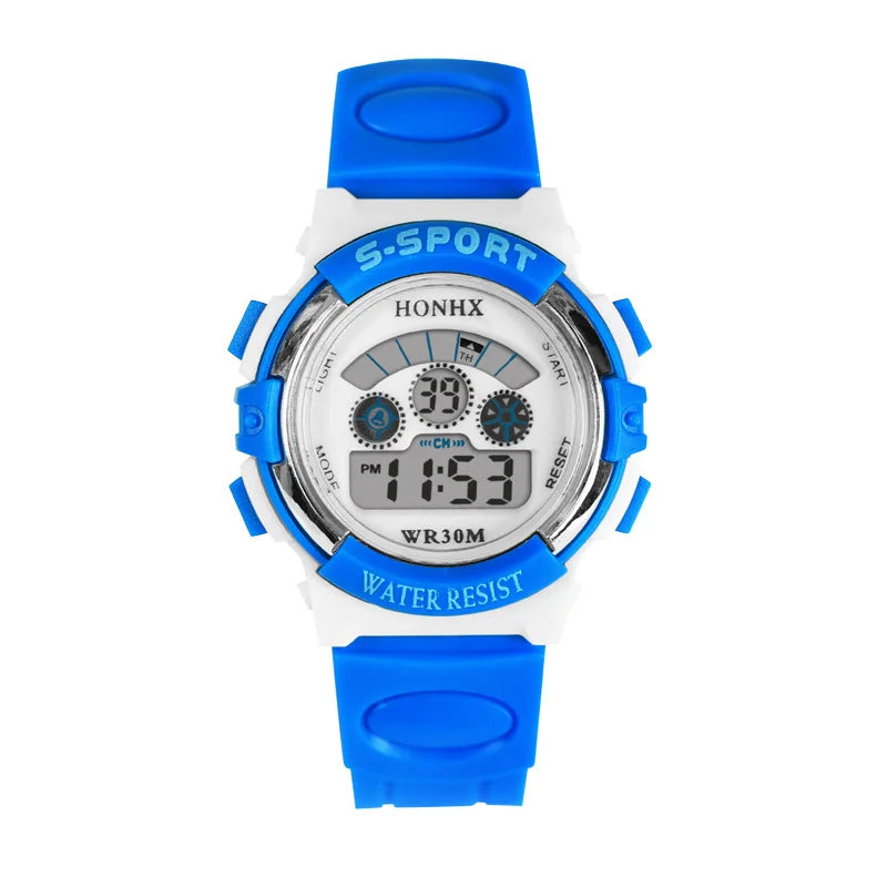 Student Electronic Watch Waterproof Sports Children