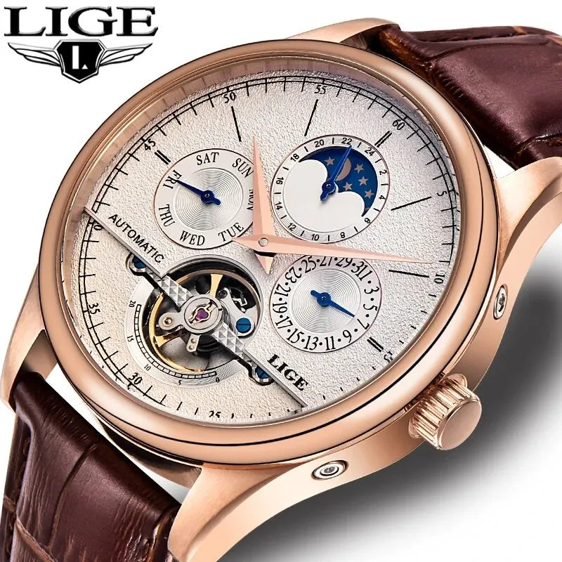 Men Watches Automatic Mechanical Watch Tourbillon