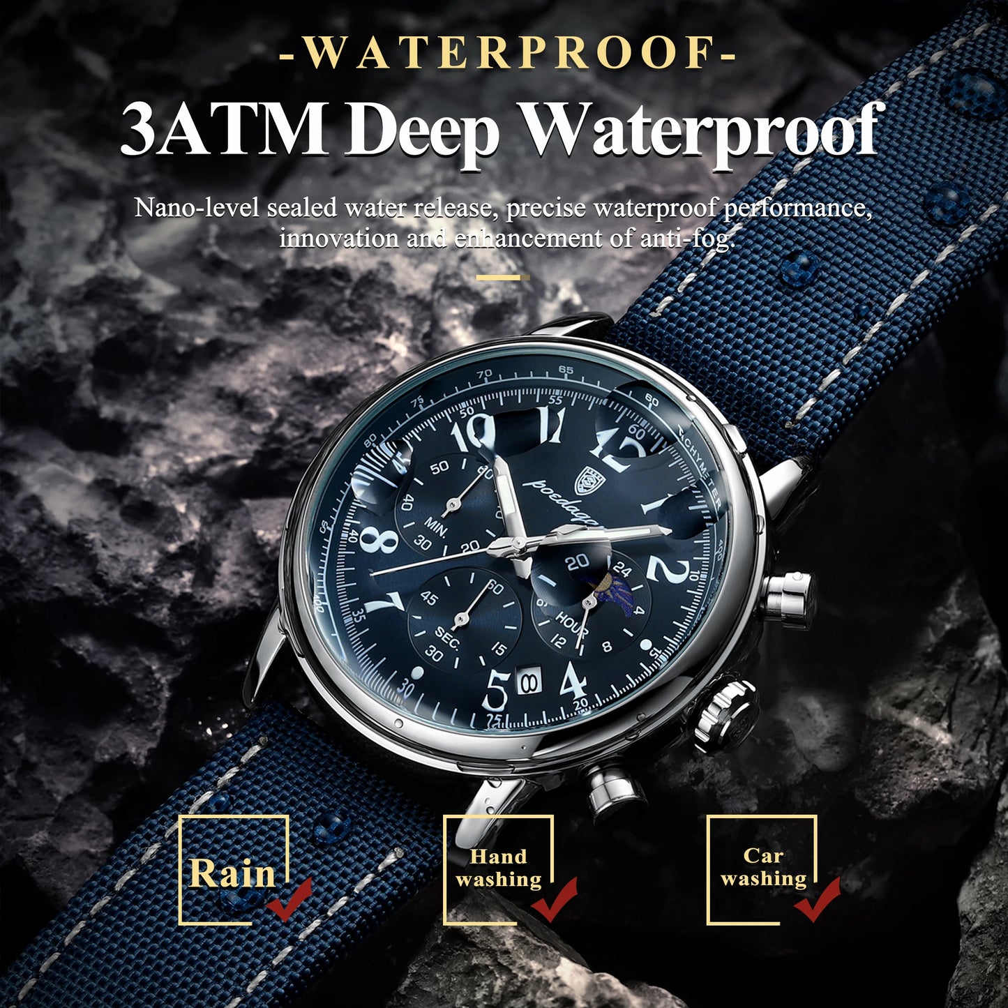 Luxury Sports Military Men Watch Waterproof Luminous