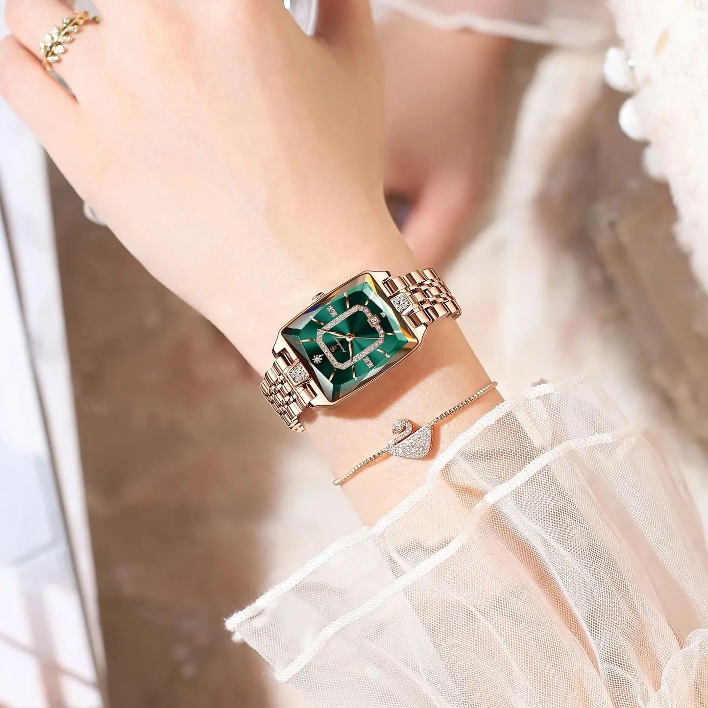 Luxury Watch For Woman Waterproof Calendar