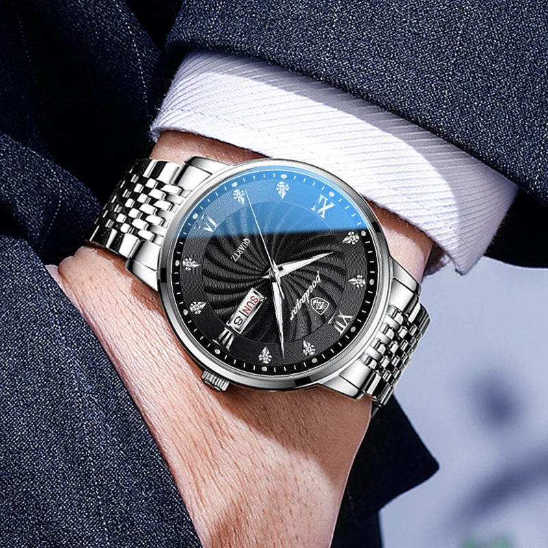 Luxury Brand Man Watch Waterproof Luminous
