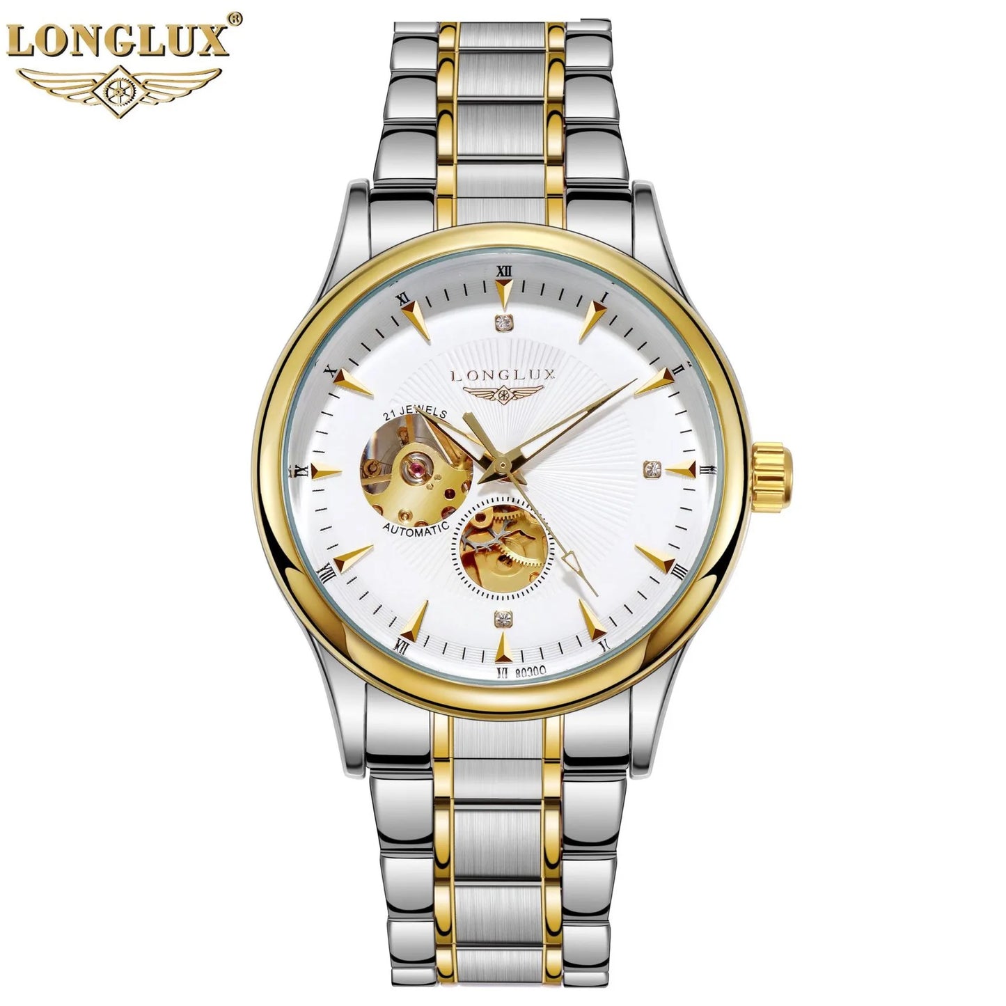 Men automatic mechanical watch elegant luxury