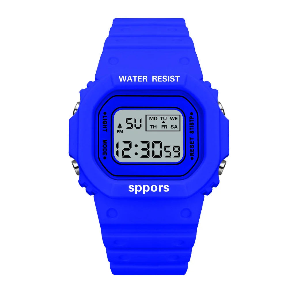 Sports Watch Boys Girls Student LED Electronic