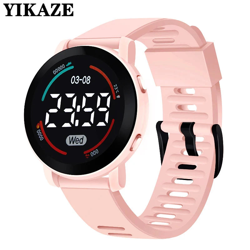 LED Digital Kids Watches Luminous Waterproof