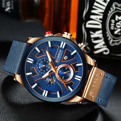 New CURREN Men Watches Fashion Quartz Wrist
