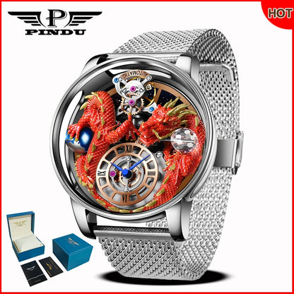 Design 2025 NEW Men Watch Diamond TourbillionTop