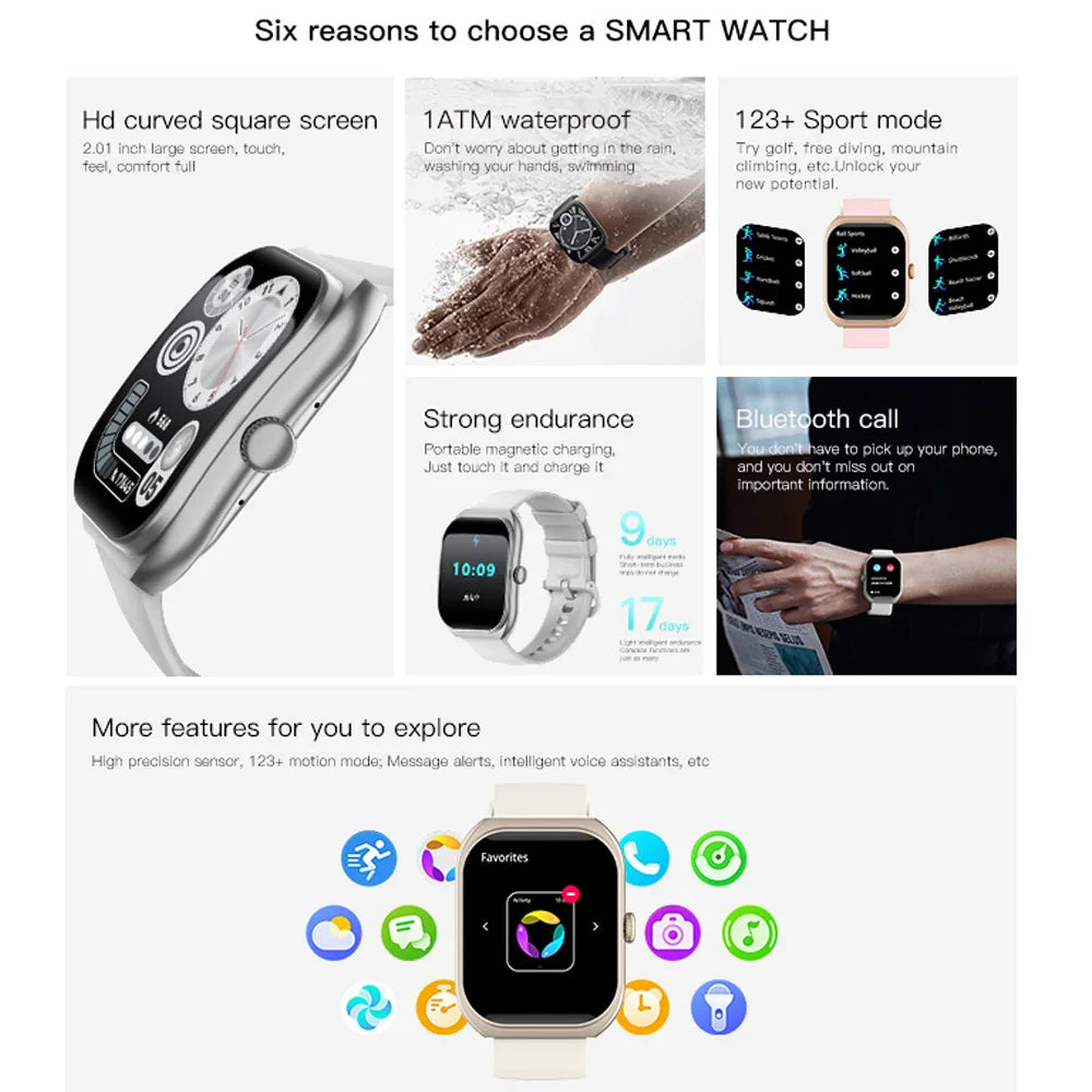 2025 New For Xiaomi Smart Watch Women Heart
