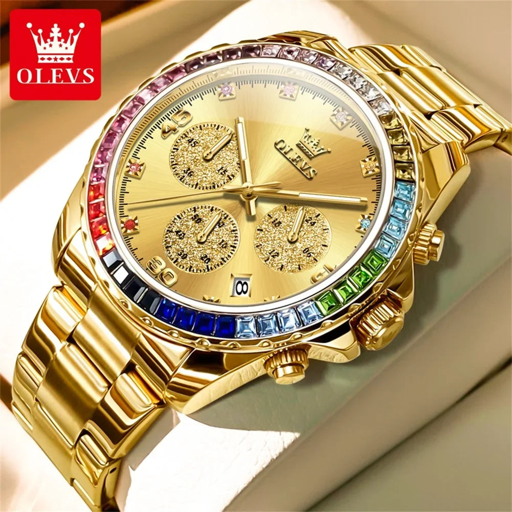Luxury Top Brand Quartz Men's Watch Multi function